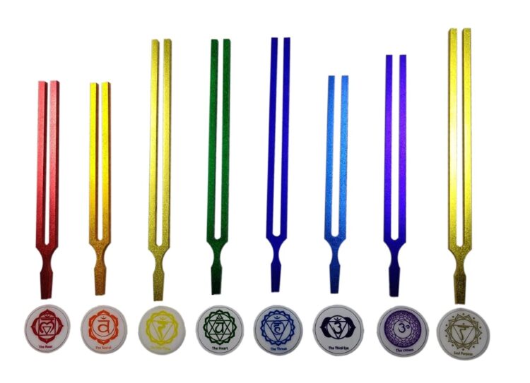 Radical Chakra Soul Healing Tuning Forks - Set of 8
