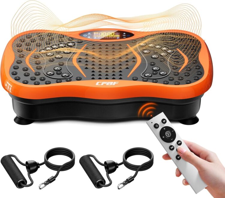Vibration Plate with Resistance Bands