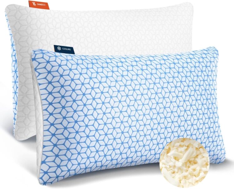 Cooling Memory Foam Pillows - Set of 2
