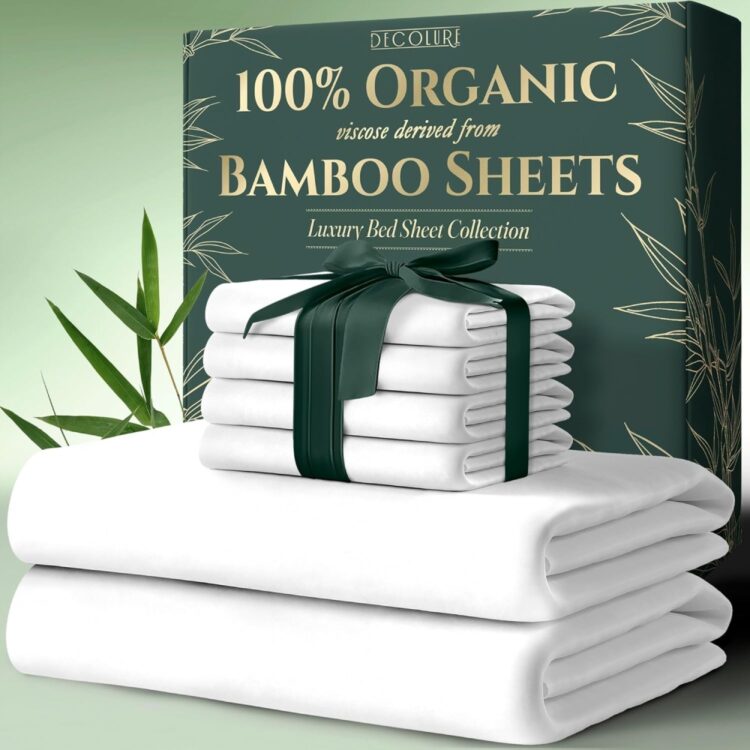 DECOLURE Organic Bamboo Sheets